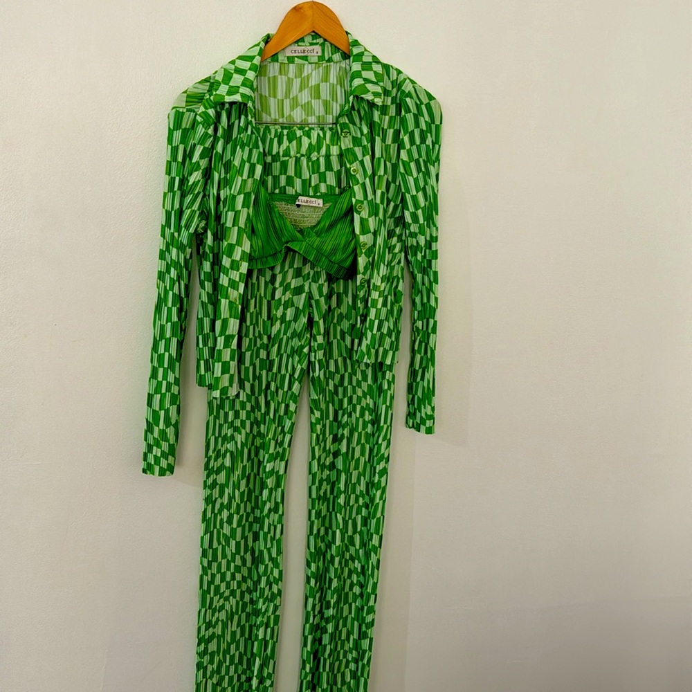 3 piece casual pant set